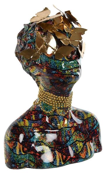 Decorative Figure Home ESPRIT Multicolour Bust 26 x 18,50 x 37 cm 26 x 18,5 x 34 cm