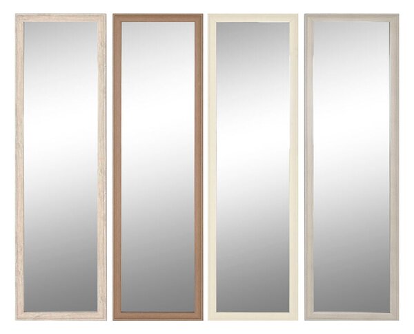 Wall mirror Home ESPRIT White Brown Beige Grey Crystal polystyrene 36 x 2 x 125 cm (4 Units)