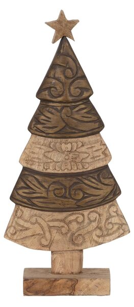 Christmas bauble Brown Mango wood Christmas Tree 23,5 x 9 x 50 cm