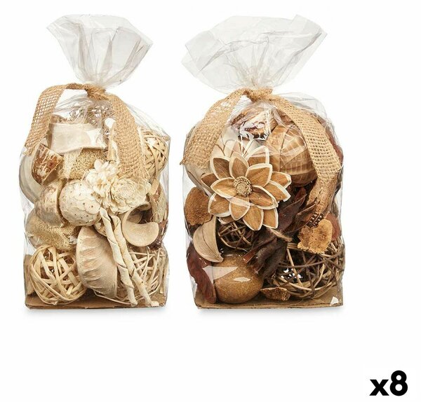 Decorative Potpourri White Brown 19 x 40 x 14 cm (8 Units)