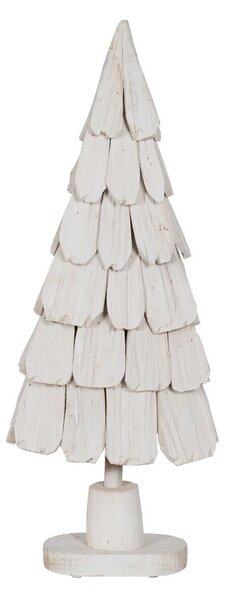 Christmas Tree White Paolownia wood Tree 38 x 20 x 100 cm