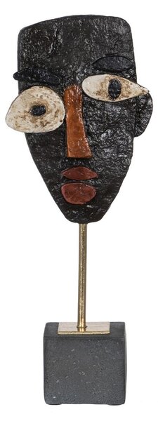 Sculpture Brown Black Resin 52 x 35 x 41,5 cm Mask