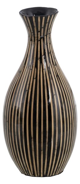 Vase Black Beige 20 x 20 x 45 cm