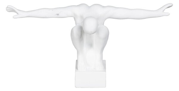 Decorative Figure White 39 x 15,5 x 19 cm