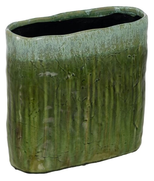 Vase Green Ceramic 32,5 x 15 x 31,5 cm