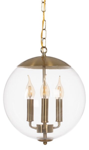 Ceiling Light Golden Crystal Iron 220-240 V 30 x 30 x 30 cm