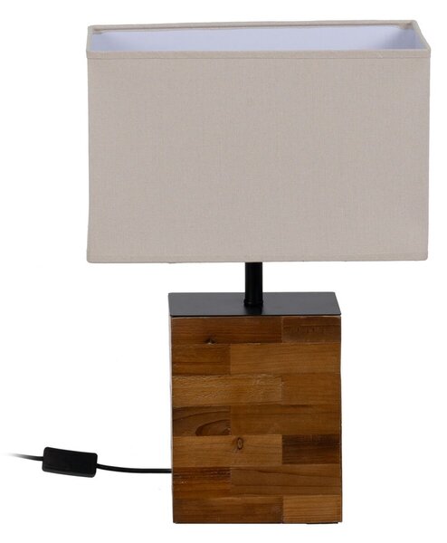 Desk lamp Brown Cream 60 W 220-240 V 35 x 18 x 51 cm