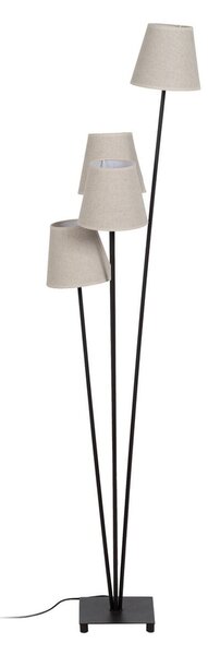 Floor Lamp Brown Black Cream Iron 60 W 220-240 V 30 x 36 x 144 cm