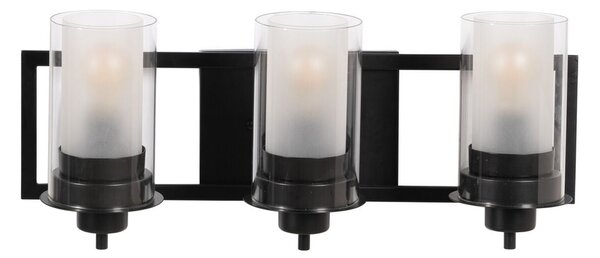 Wall Light Black Crystal Iron A 220-240 V 56 x 17 x 21 cm