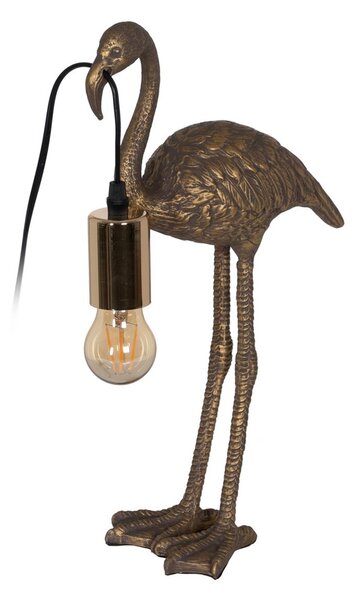 Desk lamp Flamingo Golden Polyresin 40 W 220-240 V 23 x 11,5 x 39,5 cm