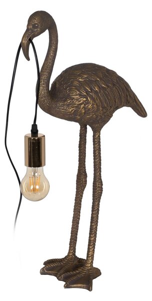 Desk lamp Flamingo Golden Polyresin 40 W 220-240 V 37 x 19 x 59 cm