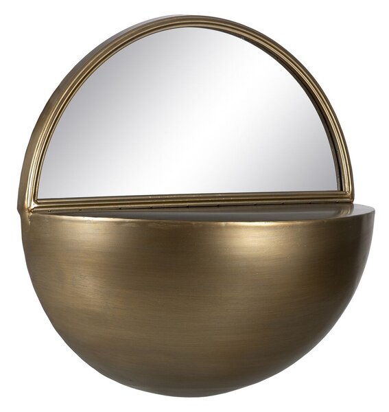 Wall mirror Golden Crystal Iron 36 x 17 x 40 cm