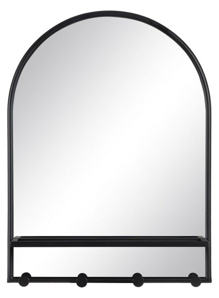 Wall mirror Black Crystal Iron 60 x 17 x 80,5 cm