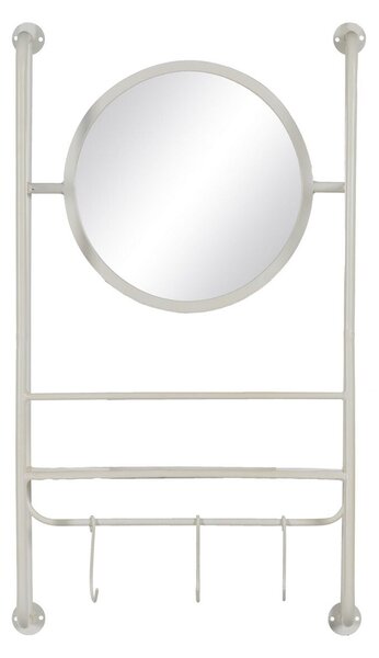 Wall mirror White Crystal 42,5 x 12 x 72,5 cm