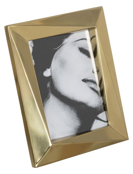 Photo frame Golden Stainless steel Crystal 23 x 28 cm