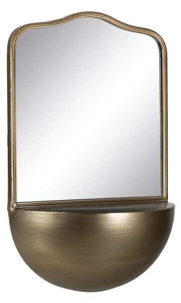 Wall mirror Golden Crystal Iron 40 x 20 x 37 cm