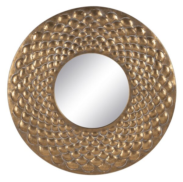 Wall mirror Golden Crystal Iron 81 x 3 x 81 cm