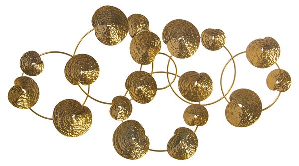 Wall Decoration Alexandra House Living Golden Metal 89 x 6 x 50 cm