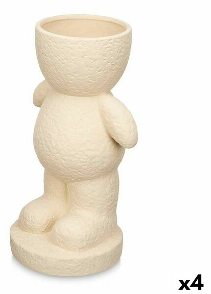 Decorative Figure Beige 19 x 31 x 15 cm Vase (4 Units)