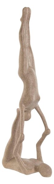 Decorative Figure Home ESPRIT Beige Yoga 29,5 x 8 x 28 cm