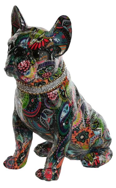 Decorative Figure Home ESPRIT Multicolour Dog 26 x 15 x 29 cm