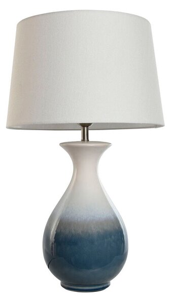 Desk lamp Home ESPRIT Bicoloured Ceramic 50 W 220 V 40 x 40 x 70 cm