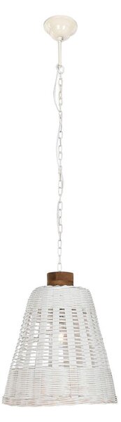 Ceiling Light Home ESPRIT White Bamboo Mango wood 50 W 48 x 48 x 57 cm