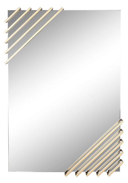 Wall mirror Home ESPRIT Golden Crystal Iron 63 x 6 x 93 cm