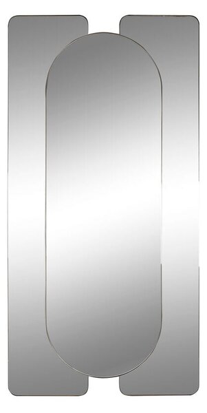 Wall mirror Home ESPRIT Golden Crystal Iron Modern 100 x 5 x 200 cm