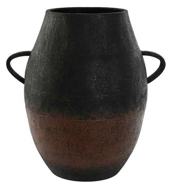 Vase Home ESPRIT Brown Black Metal Vintage 40 x 31,5 x 42,5 cm