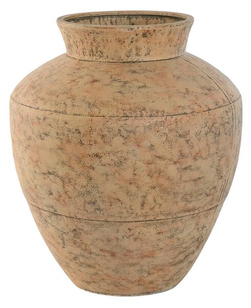 Vase Home ESPRIT Beige Metal 33 x 33 x 37 cm