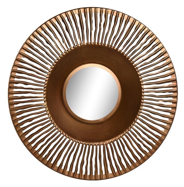 Wall mirror Home ESPRIT Copper Metal 50 x 6,5 x 50 cm