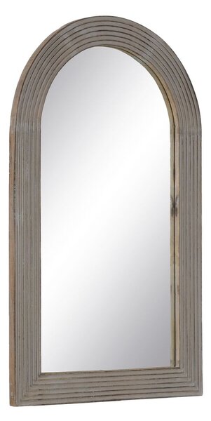 Wall mirror White Natural Crystal Mango wood MDF Wood Vertical 64,8 x 3,8 x 108 cm