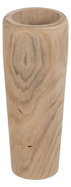 Vase Natural Paolownia wood 23 x 23 x 58 cm