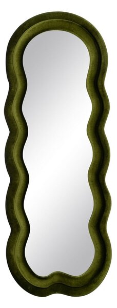 Wall mirror Green Franela Wood Crystal Vertical 60 x 4 x 160 cm