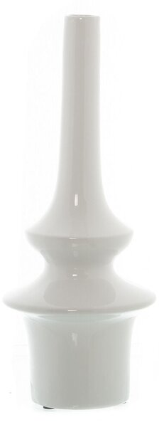 Vase Alexandra House Living White Ceramic 18 x 17 x 44 cm