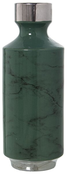 Vase Alexandra House Living Dark green Ceramic 13 x 13 x 32 cm