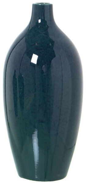 Vase Alexandra House Living Dark green Ceramic 14 x 14 x 27 cm