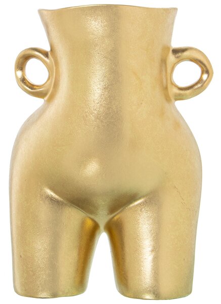 Vase Alexandra House Living Golden Ceramic 23 x 24 x 34 cm With handles