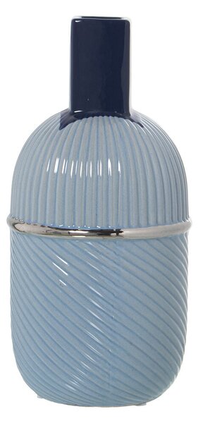 Vase Alexandra House Living Blue Ceramic 14 x 14 x 27 cm