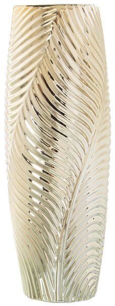 Vase Alexandra House Living Golden Ceramic 14 x 15 x 36 cm