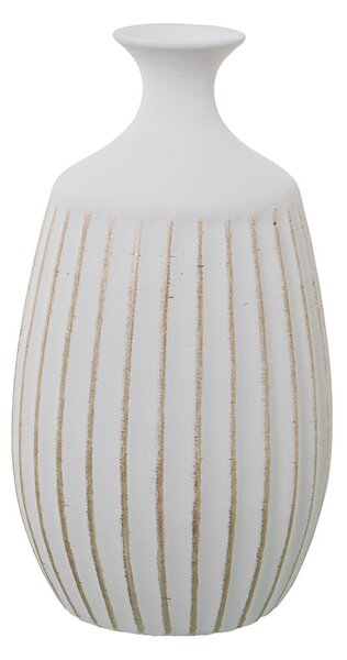 Vase Alexandra House Living White Golden Ceramic 23 x 23 x 37 cm