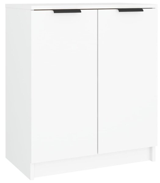 Shoe Cabinet White 59x35x70 cm Engineered Wood