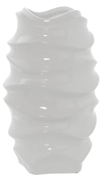 Vase Alexandra House Living White Ceramic Shiny 18 x 17 x 31 cm