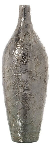 Floor vase Alexandra House Living Silver Ceramic 18 x 18 x 57 cm