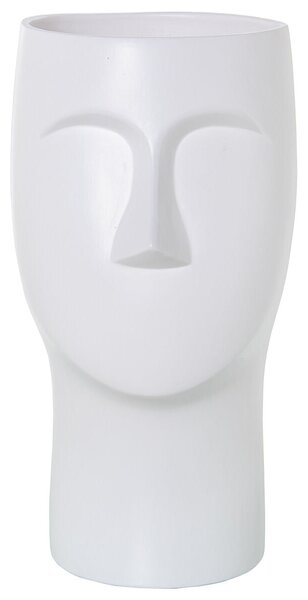 Vase Alexandra House Living White Ceramic Face 17 x 18 x 38 cm