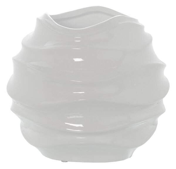 Vase Alexandra House Living White Ceramic Shiny 30 x 20 cm 26 x 25 x 21 cm