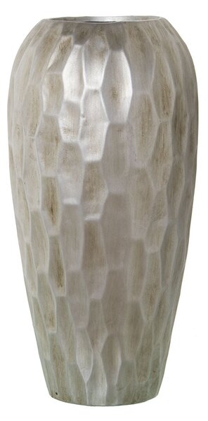 Vase Alexandra House Living Silver Ceramic 22 x 22 x 45 cm