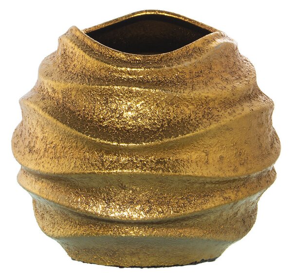 Vase Alexandra House Living Golden Ceramic 25 x 26 x 21 cm