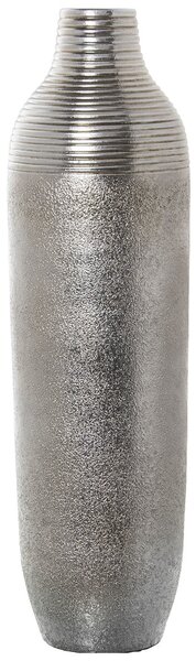 Floor vase Alexandra House Living Silver Ceramic 21 x 22 x 76 cm